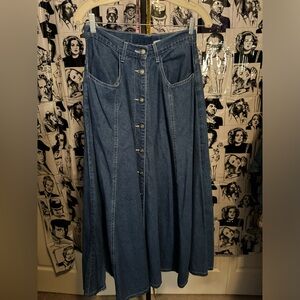 VTG Denim Skirt